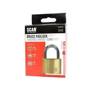 Scan Brass Padlock 50mm