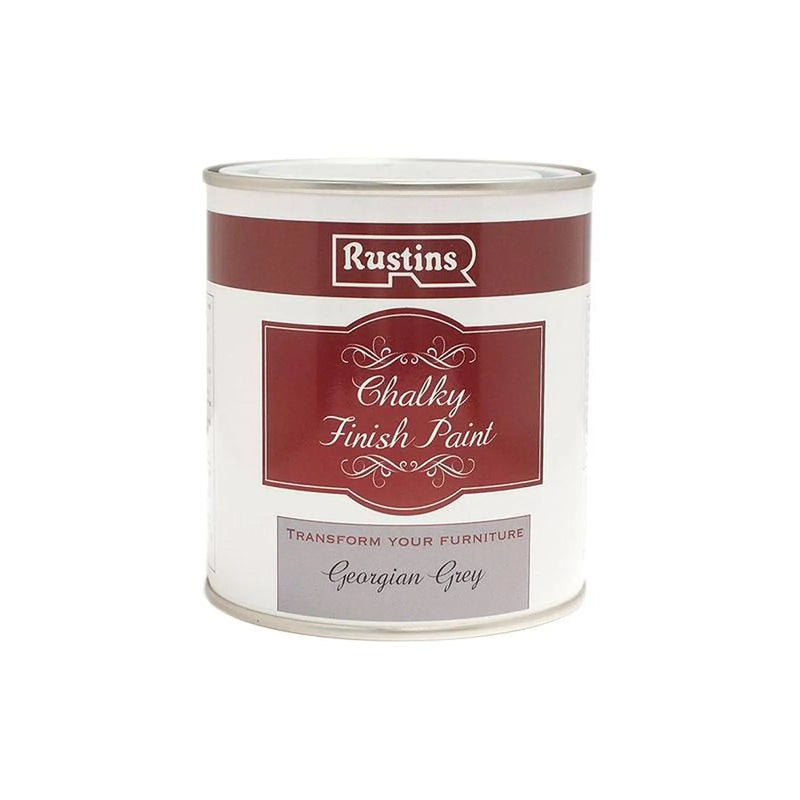 Rustins Chalky Finish Paint Georgian Grey 250ml