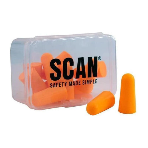 Scan Tapered Foam Earplugs (6 Pairs)
