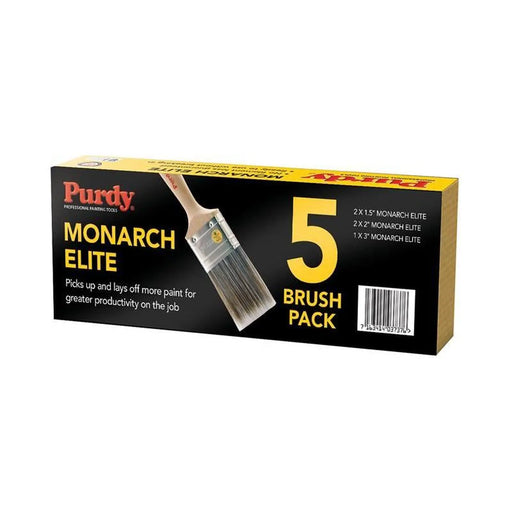 Purdy® Monarch™ Elite™ Paint Brush Set, 5 Piece