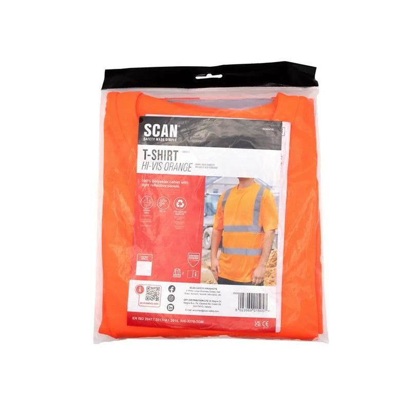 Scan Hi-Vis T-Shirt Orange - L (44in)