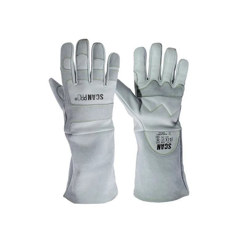 Scan Premium Leather Welding Gloves - XL (Size 10)