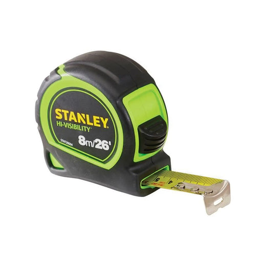 STANLEY Hand Tools Hi-Vis Tylon Tape Measure 5m (16ft) (Width 25mm)