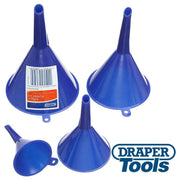 Draper 43853 Plastic Funnel Set (4 Piece)
