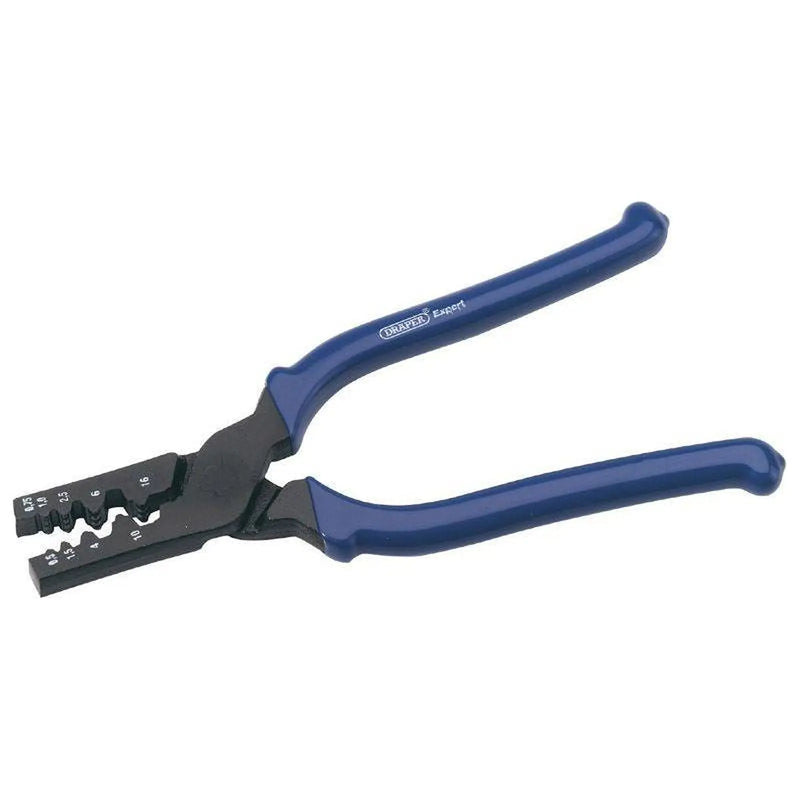 Draper 62226 9 Way Crimping Plier Ferrule Cable Wire Crimping Tool, 190mm