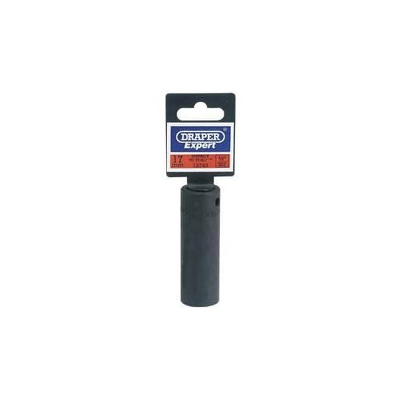 Draper 12744 Draper HI-TORQ® Deep Impact Socket, 1/2" Sq. Dr., 19mm