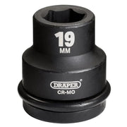 Draper 28660 Draper Hi-TORQ® Impact Socket, 3/4" Sq. Dr., 19mm