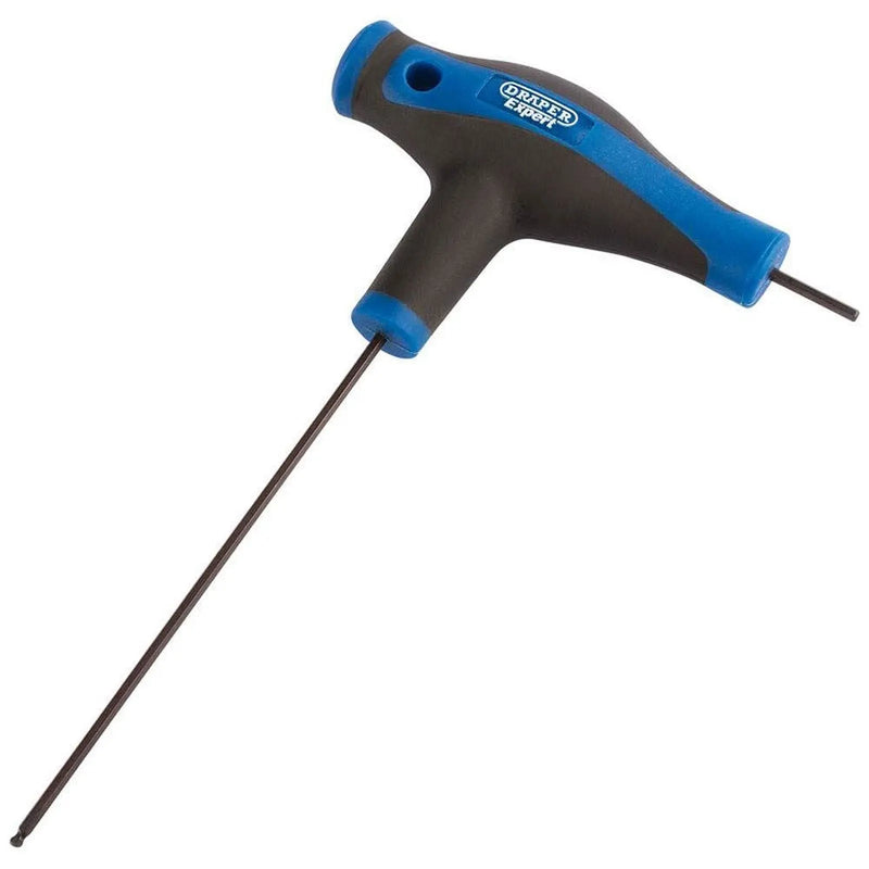 Draper 33906 Draper Expert Soft Grip 'T' Handle Hexagon and Ball End Key, 2mm