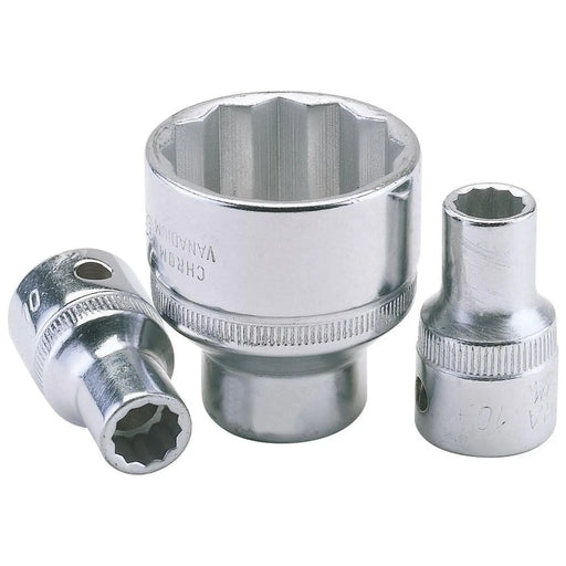 Draper 24715 Elora Bi-Hexagon Socket, 1/2" Sq. Dr., 26mm