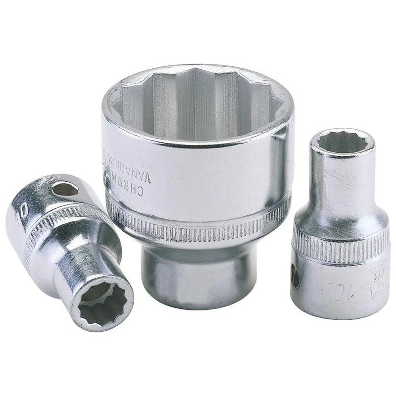 Draper 24715 Elora Bi-Hexagon Socket, 1/2" Sq. Dr., 26mm