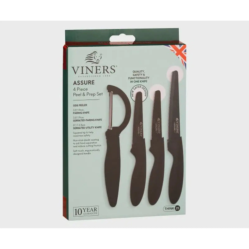 Viners 4piece peel & prep set