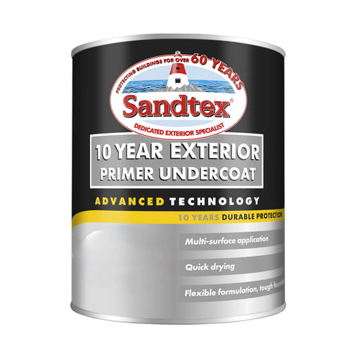 Sandtex 10 Year Exterior Primer, Undercoat DK Grey 750ml