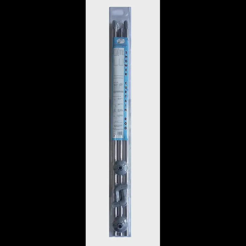 Not specified Anz Corner Shower Curtain Rod Chrome