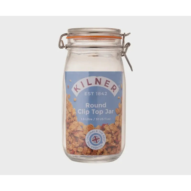 Kilner Round Clip Top Jar 1.5L