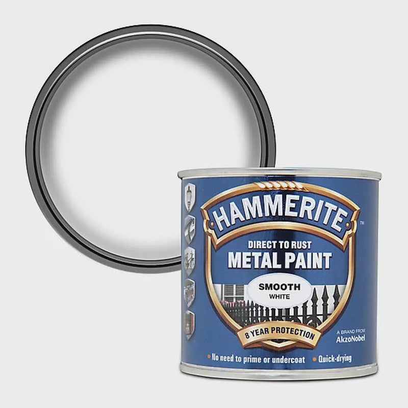 Hammerite Smooth White 250Ml