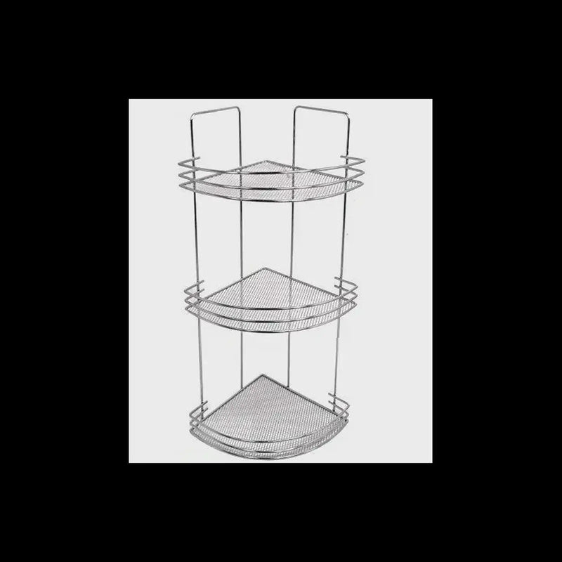 Bagno Chrome Corner Utility 3 Tier