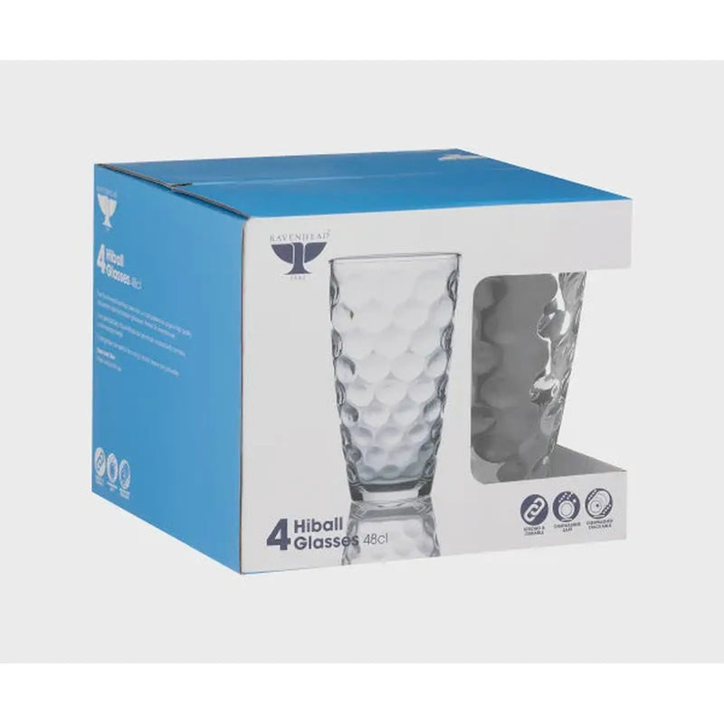 Ravenhead 4 Disco Hiball Glasses