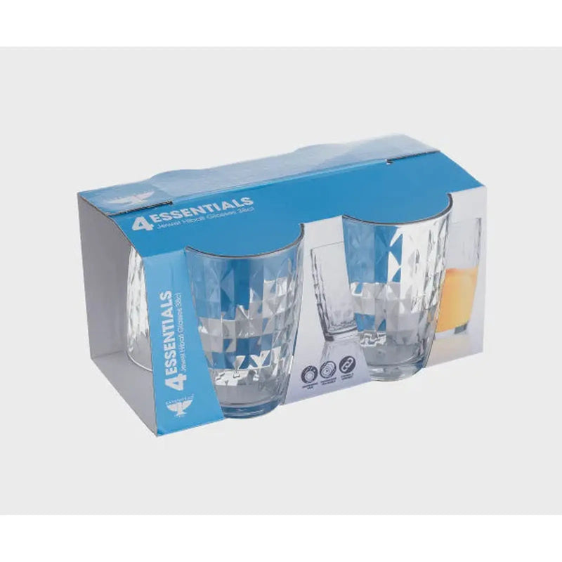 RAVENHEAD 4 Essential Jewel Glasses 38Cl