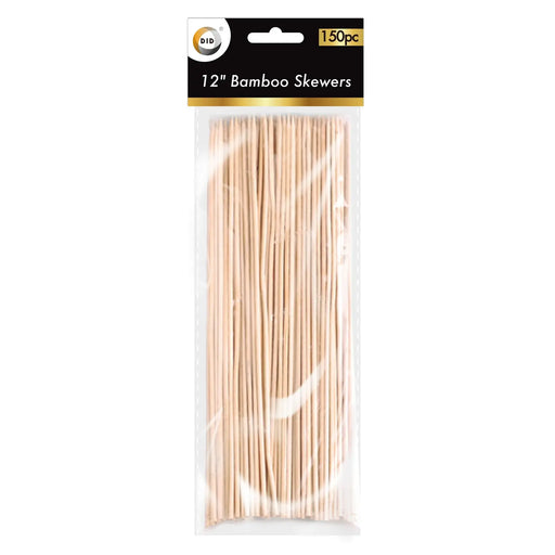 DID 12" Bamboo Skewers 150Pc