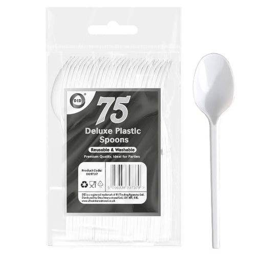 DID 75 Deluxe Plastic Spoons