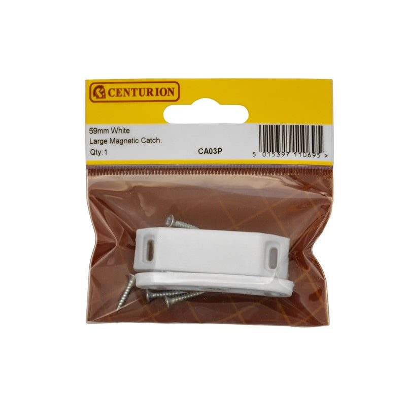 centurion 59Mm White Large Magnetic Catch
