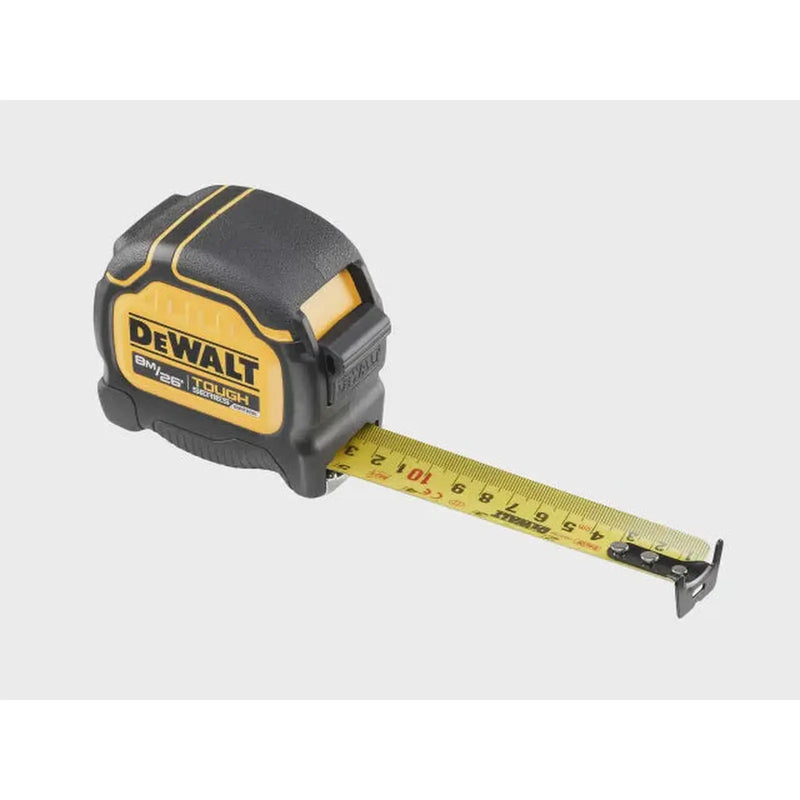 Dewalt Hand Tools DeWalt TOUGHSERIES Tape Measure 8m Heavy Duty