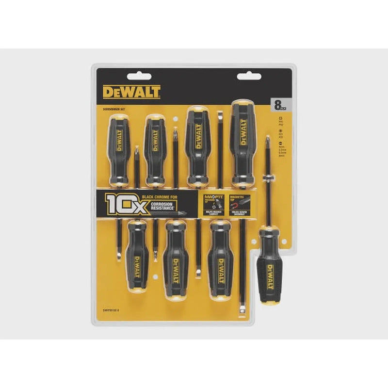 Dewalt Hand Tools DeWalt TOUGHSERIES Demo Screwdriver Set 8 Piece