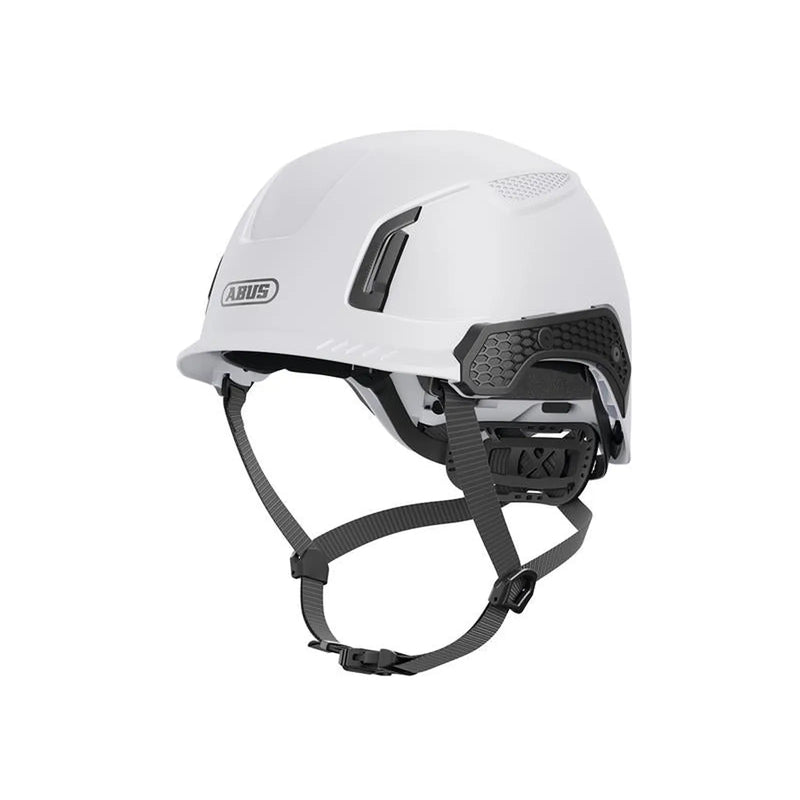 ABUS Mechanical Safety Helmet Non Vented White