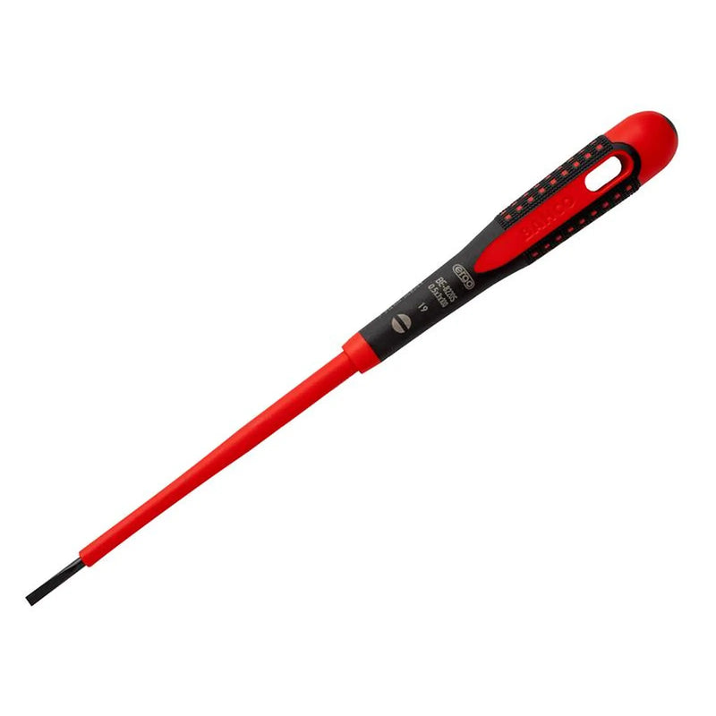 Bahco VDE Insulated Slotted Screwdriver 3.0 x 100mm