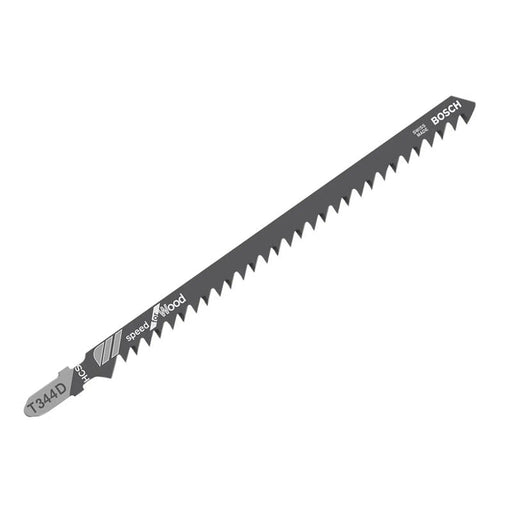 Bosch Powertool Accessories Bosch T344D Jigsaw Blade Pack of 5 Heavy Duty
