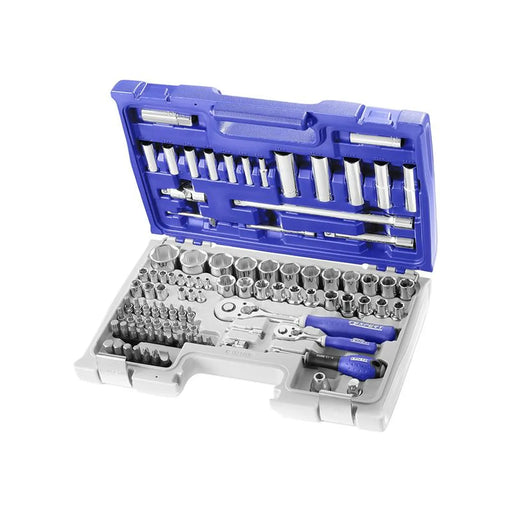 Expert - 1/4 & 1/2in Drive Socket & Accessory Set, 98 Piece