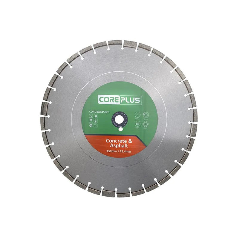 CorePlus Concrete Asphalt Diamond Blade 450mm