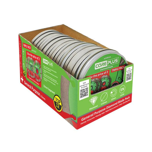 CorePlus Cutting Blade CDU with 10 Tins - Heavy Duty