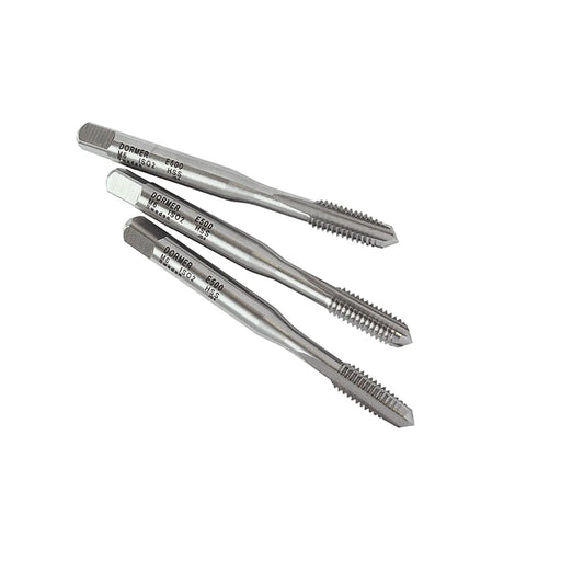 Dormer - E500 HSS Coarse Tap Straight Flute 3mm Set of Three