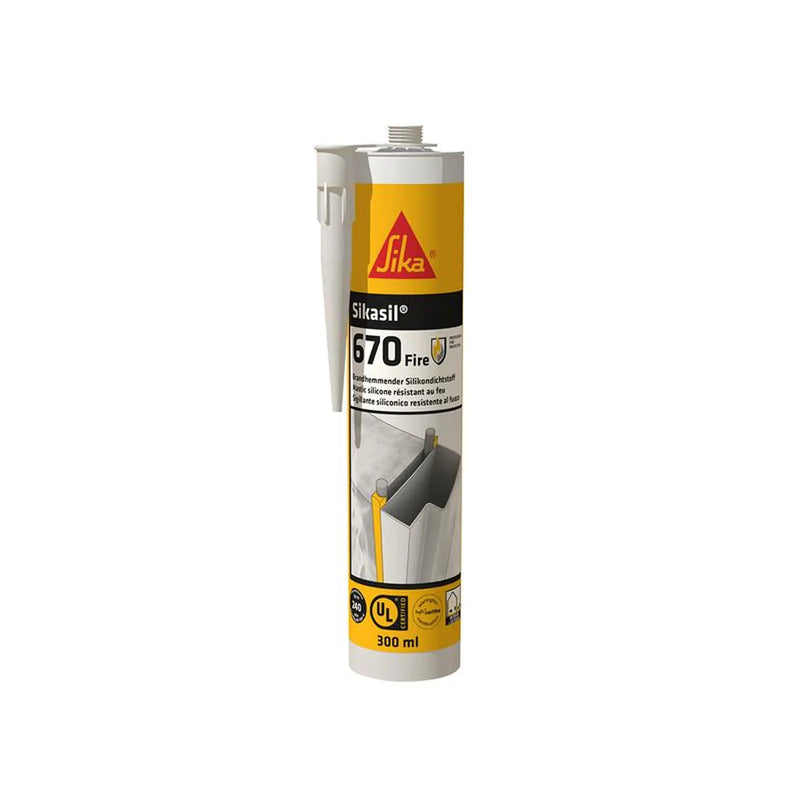 Everbuild Sika - Sikacryl®-620 Fire Resistant Acrylic Sealant White 600ml