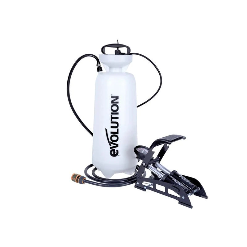 Evolution - Pressurised Water Bottle with Foot Pump 15 litre