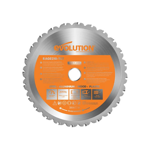 Evolution - Multi-Material Mitre Saw Blade 210 x 25.4mm x 24T