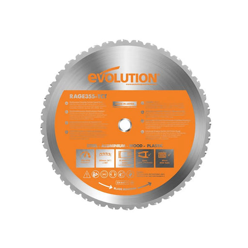 Evolution - Multi-Material Chop Saw Blade 355 x 25.4mm x 36T
