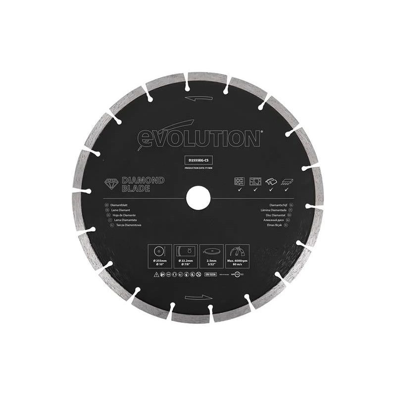 Evolution - General Purpose Diamond Blade 255 x 22.2mm