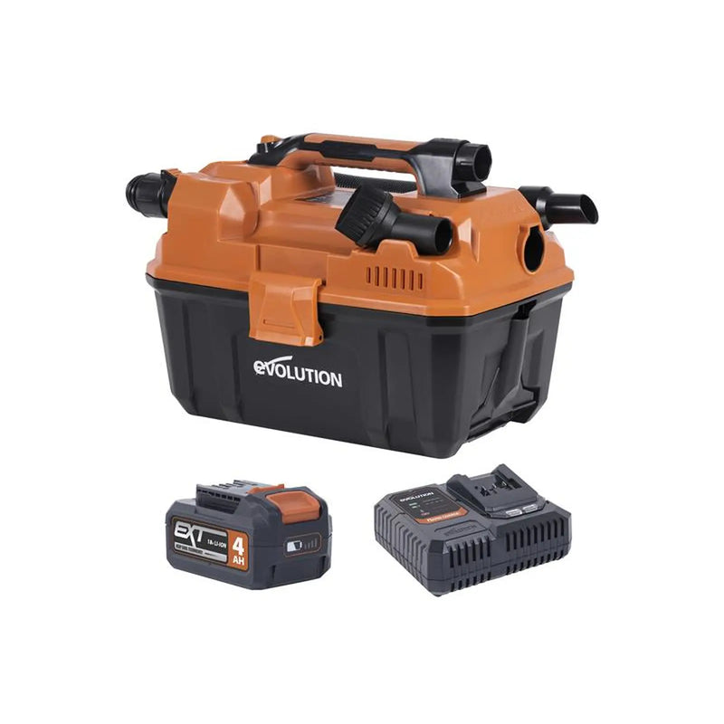 Evolution - R11VAC-Li EXT Wet & Dry Vacuum Cleaner 18V 1 x 4.0Ah Li-ion