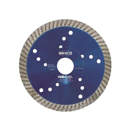 MEXCO - XCEL Grade Dual Purpose Turbo Diamond Blade 125 x 22mm