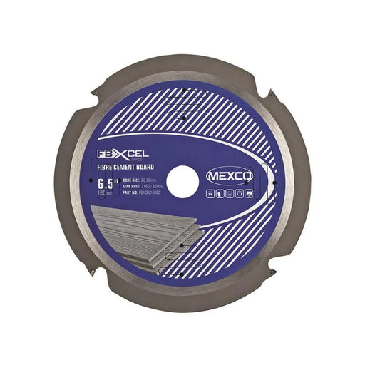 MEXCO - Fibre Cement Board PCD Blade 160 x 20mm x 4T