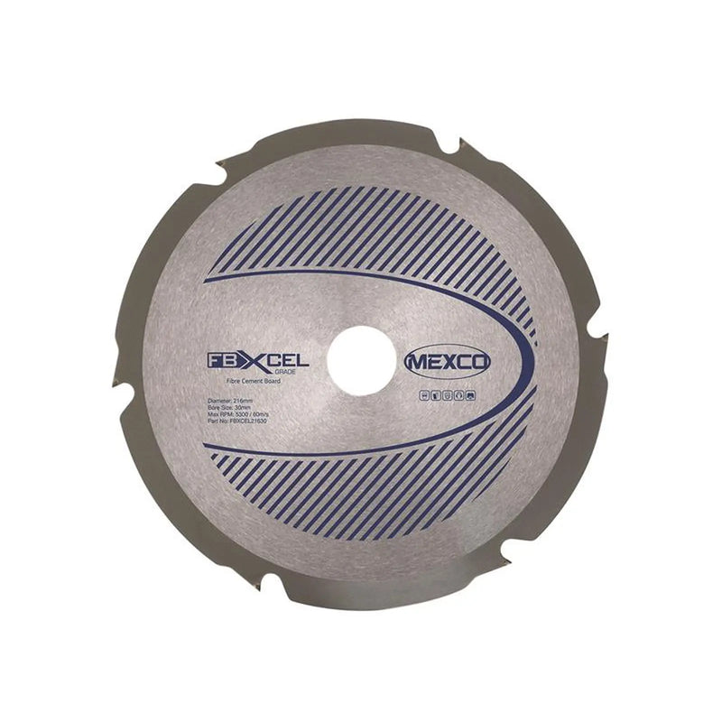 MEXCO - Fibre Cement Board PCD Blade 216 x 30mm x 6T