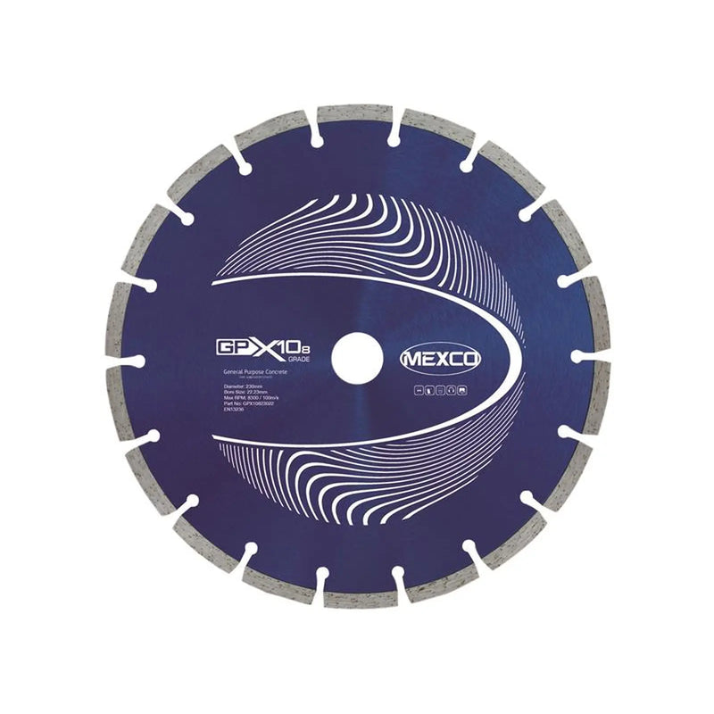MEXCO - GPX10-8 Concrete Diamond Blade 230 x 22mm