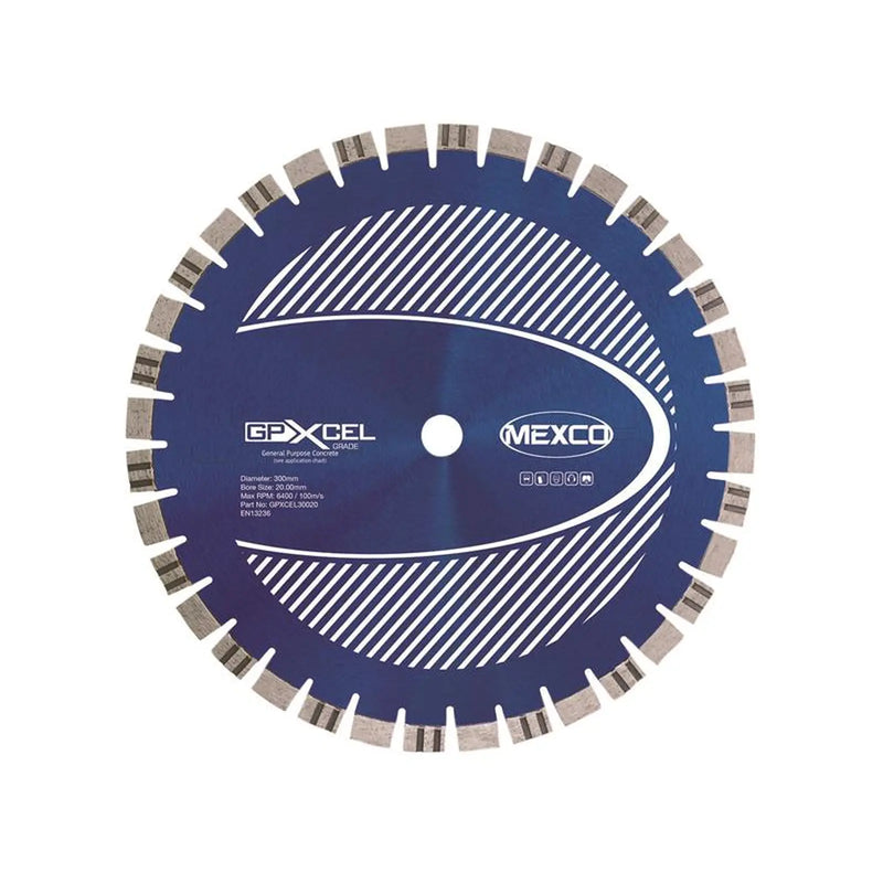 MEXCO - XCEL GRADE Concrete Diamond Blade 300 x 20mm