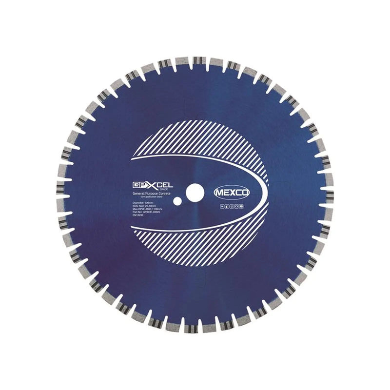 MEXCO - XCEL GRADE Concrete Diamond Blade 400 x 25mm