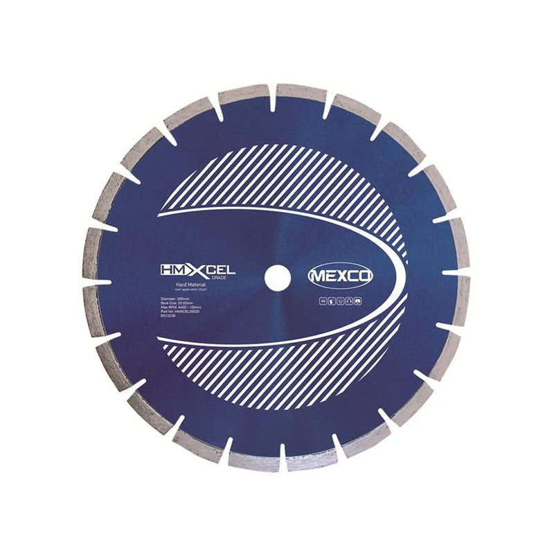 MEXCO - XCEL Grade Hard Materials Diamond Blade 300 x 20mm