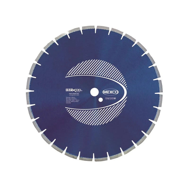 MEXCO - XCEL Grade Hard Materials Diamond Blade 400 x 25.4mm
