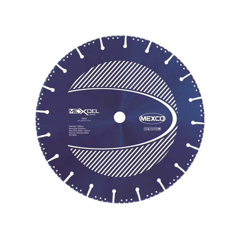 MEXCO - XCEL Grade Metal Cut Diamond Blade 300 x 20mm