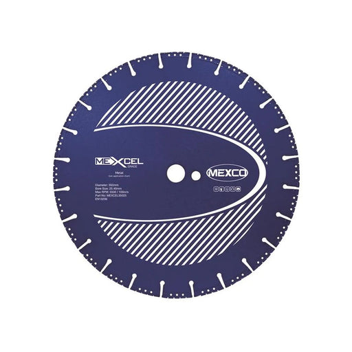 MEXCO - XCEL Grade Metal Cut Diamond Blade 350 x 25.4mm